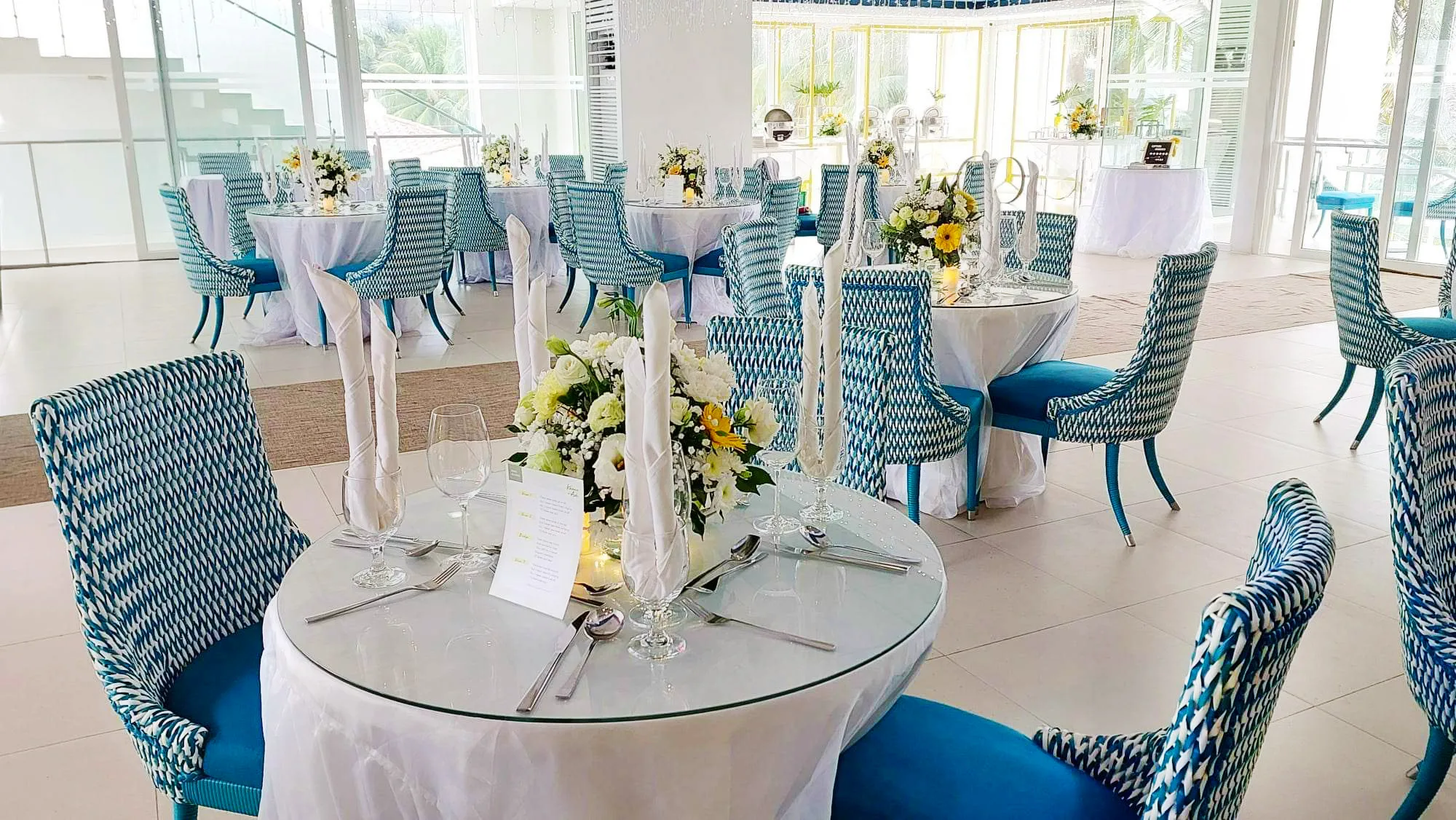 Cocktail reception area